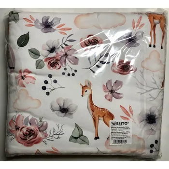 Dětská postýlka Mantinel do postýlky minky koloušek