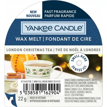 Svíčka Yankee Candle Vosk London Christmas Tea