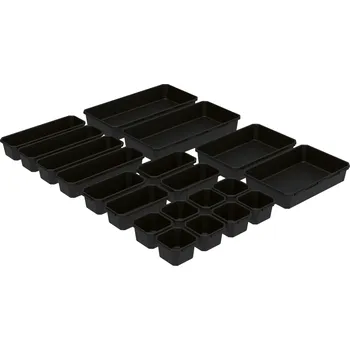 Úložný box PARKSIDE® Sada organizérů, 20dílná (černá)