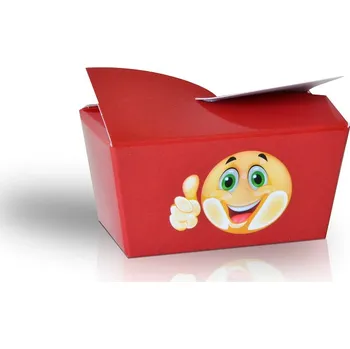 Bonboniéra Selllot, s.r.o., K Hájům 34, 155 00 Praha 5 - Vyrobeno v Itálii Minibonboniéra Smajlík 28g červený