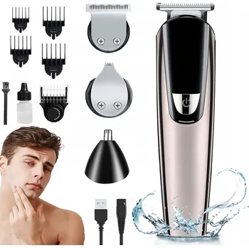 Holicí strojek STROJEK NA VLASY ZASTŘIHOVAČ VOUSŮ HOLICÍ STROJEK BARBER USB ZILAN QUERA