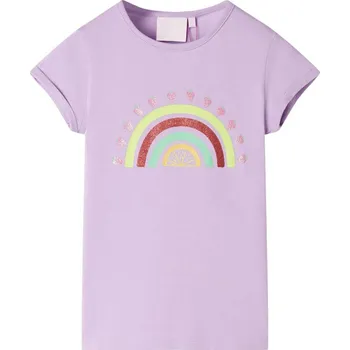 Chlapecké oblečení vidaXL Dětské tričko 104 [10740] Barva: Šeříková