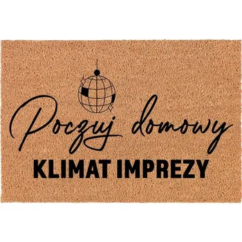 Rohožka KOKOSOVÁ VSTUPNÍ ROHOŽKA DO DOMU DEKORATIVNÍ | DÁREK ATMOSFÉRA OSLAVY