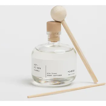 Aroma difuzér Hetkinen Ekologický difuzér s dřevěnými tyčinkami Pine Forest Borovicový les 100ml