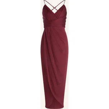 Dámské šaty V By Vera Mont Dámské Saténové Koktejlové Šaty, tmavě...