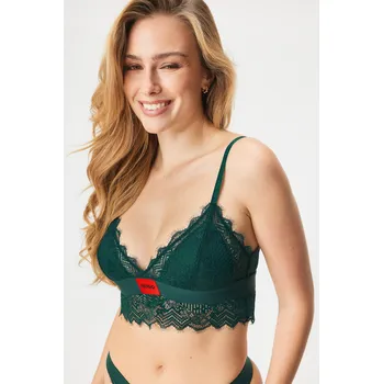 Podprsenka Podprsenka HUGO Triangle RL Lace Bralette
