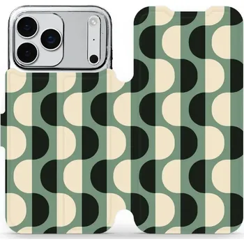 Pouzdro na mobilní telefon Flipové pouzdro Mobiwear - Apple iPhone 17 Pro Max - VA56S Magické vlnky (Knížkové flip pouzdro, obal, kryt na mobil Apple iPhone 17 Pro Max - VA56S Magické vlnky, materiál Umělá kůže + TPU - ochrana 360°, stojánek, silikonová vanička, magnetické zavírání