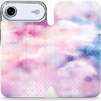 Pouzdro na mobilní telefon Flipové pouzdro Mobiwear - Apple iPhone Air - MR02S Vodovkové obrazce (Knížkové flip pouzdro, obal, kryt na mobil Apple iPhone Air - MR02S Vodovkové obrazce, materiál Umělá kůže + TPU - ochrana 360°, stojánek, silikonová vanička, magnetické zavírání)