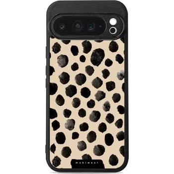 Pouzdro na mobilní telefon Lesklý kryt Mobiwear Glossy - Google Pixel 9 Pro XL - GA50G Černé puntíky (Prémiové lesklé pouzdro, obal, kryt Mobiwear Glossy na mobil Google Pixel 9 Pro XL - GA50G Černé puntíky, materiál Plast + TPU silikon - krytí po všech stranách, neošoupatelný)