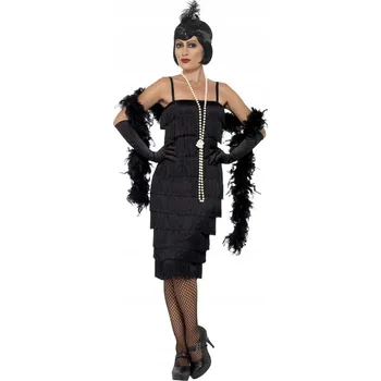 Karnevalový kostým Kostým FLAPPER 20. léta FLIRCIARA retro dlouhý X1