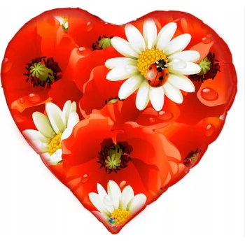 Balónek Fóliový balónek Květiny 18" (45 cm)