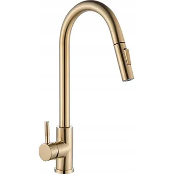 Vodovodní baterie Stojánková kuchyňská baterie MYQualife K7 Premium zlatá