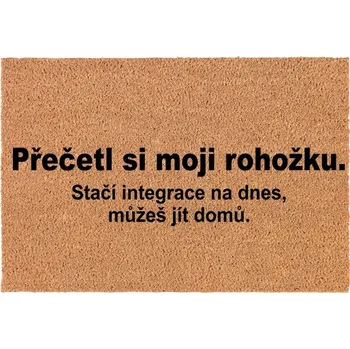 Rohožka Kokosová Vstupní Rohožka Dekorativní | Veselý Dárek Můžeš Jít