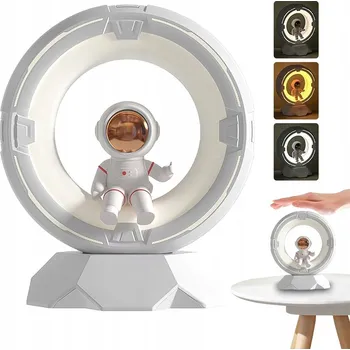 Lampička STOLNÍ LAMPA NOČNÍ LED PRO DĚTI DOTYKOVÁ STMÍVATELNÁ ASTRONAUT