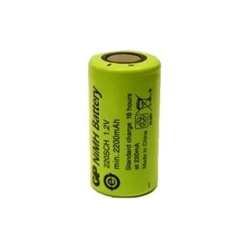 Článková baterie NABÍJECÍ BATERIE GP článek 2200 mAh Ni-Mh 43x23mm