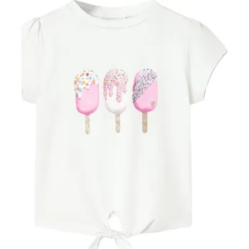 Chlapecké tričko vidaXL Dětské tričko světle 140 [10703] Barva: ecru