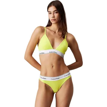 Kalhotky Dámské kalhotky CALVIN KLEIN-BIKINI Žlutá M