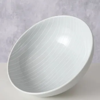 KERAMICKÁ MISKA ŠEDÁ PRO SERVÍROVÁNÍ BERGEN 17 X 6 CM 600 ML