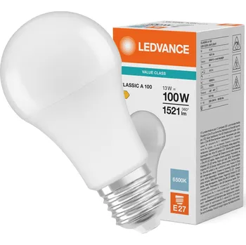 Žárovka OSRAM LEDVANCE LED CLASSIC A 13W 865 FR E27 4099854049026