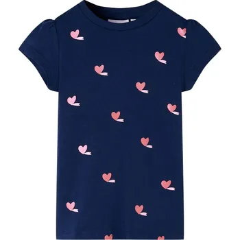 Chlapecké tričko vidaXL Dětské tričko 92 [11224] Barva: Námořnická modř