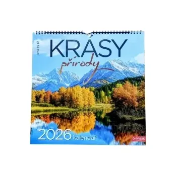 Kalendář Nástěnný kalendář 2026 Krásy přírody 33x33 cm