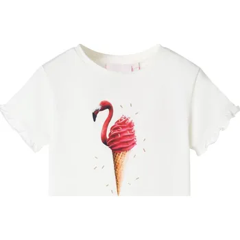 Chlapecké oblečení vidaXL Dětské tričko světle 104 [10800] Barva: ecru