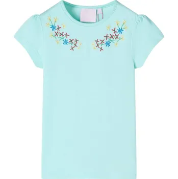 Chlapecké tričko vidaXL Dětské tričko světle 140 [11333] Barva: Akvamarínová
