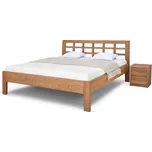 Postelia GEONA Buk 180x200 - Dřevěná postel z masivu, bukové dvoulůžko o šíři masivu 4 cm