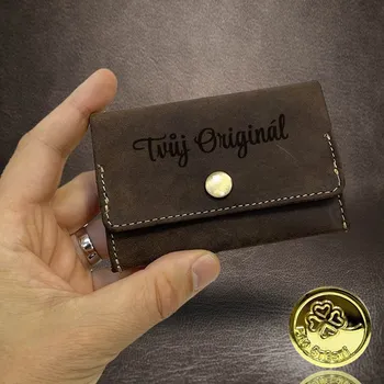 Peněženka Tvujoriginal Tmavě hnědá mini retro peněženka TILLBERG Hnědá