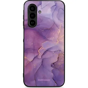 Pouzdro na mobilní telefon Lesklý kryt Mobiwear Glossy - Samsung Galaxy A17 / A17 5G - G050G - Fialový mramor (Prémiové lesklé pouzdro, obal, kryt Mobiwear Glossy na mobil Samsung Galaxy A17 / A17 5G - G050G - Fialový mramor, materiál Plast + TPU silikon - krytí po všech stranách,)