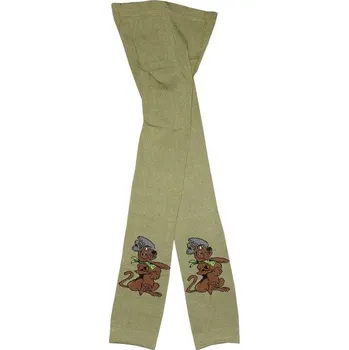 Chlapecké punčocháče bez šlapek W.D, zelená, - 6/8 let, (110/116)