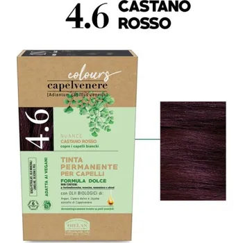 Barva na vlasy Helan Přírodní barva na vlasy 125ml - Červenohnědá 4.6