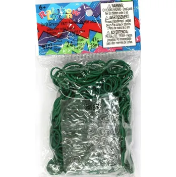 kreativní sada Rainbow Loom Original gumičky 600ks - tm. zelená