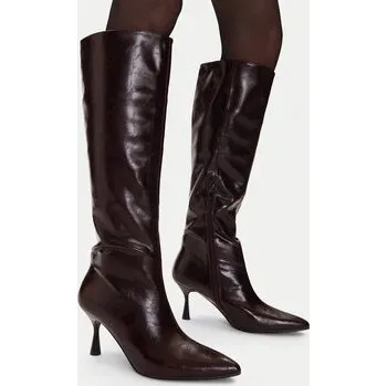 Dámské kozačky Kozačky JENNY CEO-3A9851-6 Bordó 38