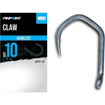 Rybářský háček NASH - Háčky Claw Barbless vel. 12 10 ks