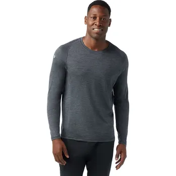 Pánské tričko tričko pánské SMARTWOOL Men's Active Ultralite Long Sleeve Active, CHARCOAL HEATHER - M