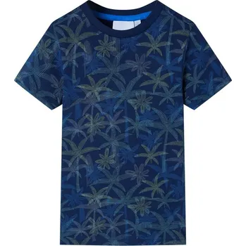 Chlapecké tričko vidaXL Dětské tričko námořnicky modré 116 [12111]