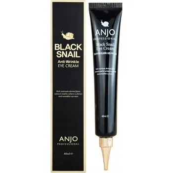 Péče o oční okolí KOREA Anjo Black Snail Anti-Wrinkle oční krém s hlemýždím slizem