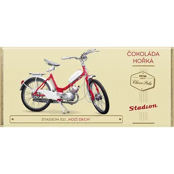 Čokoláda CHOCO POLA - Stadion S11 Kozí dech - hořká čokoláda 100 g
