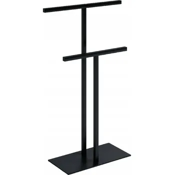 Věšák Koupelnový stojan věšák na ručníky 2 ramena 50cm kovový