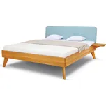 Postelia DEIRA Buk 180x200cm - dřevěná postel z masivu o šíři 4 cm