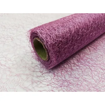 Pavučinka dekorační (1m) - šíře 37-40cm - šeříková