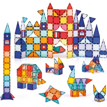 Hračka pro nejmenší LUDI magnetická stavebnice XXL 100 ks