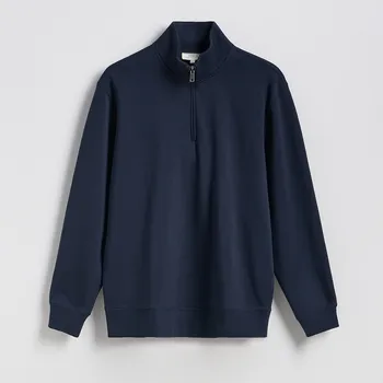 Pánská mikina Reserved - Mikina se stojáčkem - tmavomodrá - 431GQ-59X - 431GQ-59X-XL