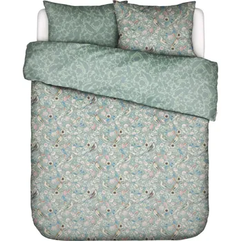 Povlečení Povlečení 200x220 cm bavlna saténová oboustranná univerzální Essenza zelená