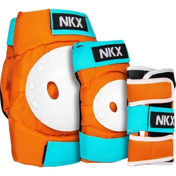 Sada chráničů Chrániče NKX Kids 3pack orange/mint Velikost chráničů NKX: L (Junior) 13-15let