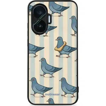 Pouzdro na mobilní telefon Lesklý kryt Mobiwear Glossy - Xiaomi Poco F7 - GP91G Holubi (Prémiové lesklé pouzdro, obal, kryt Mobiwear Glossy na mobil Xiaomi Poco F7 - GP91G Holubi, materiál Plast + TPU silikon - krytí po všech stranách, neošoupatelný potisk, tenké provedení, možnost