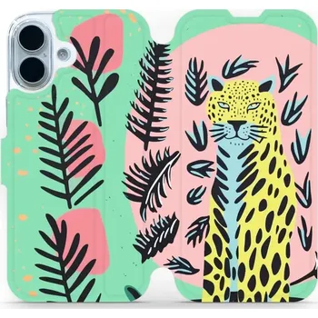 Pouzdro na mobilní telefon Flipové pouzdro Mobiwear - Apple iPhone 17 - VP52S Jaguár (Knížkové flip pouzdro, obal, kryt na mobil Apple iPhone 17 - VP52S Jaguár, materiál Umělá kůže + TPU - ochrana 360°, stojánek, silikonová vanička, magnetické zavírání)