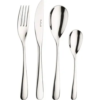 Příbor Sada příborů SWING, sada 30 ks, stříbrná, Pintinox