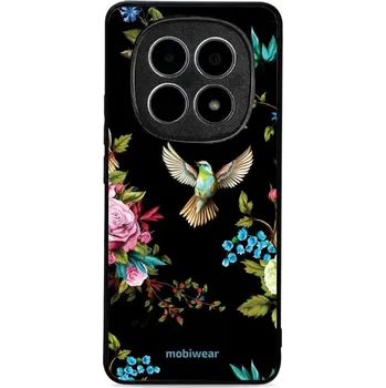 Pouzdro na mobilní telefon Lesklý kryt Mobiwear Glossy - Xiaomi Redmi Note 15 5G - G041G - Ptáček a květy (Prémiové lesklé pouzdro, obal, kryt Mobiwear Glossy na mobil Xiaomi Redmi Note 15 5G - G041G - Ptáček a květy, materiál Plast + TPU silikon - krytí po všech stranách,)
